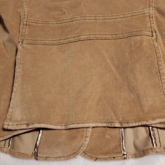 BB's Closet Women's Biege Corduroy Distressed Blazer in Size 2X - Picture 11 of 12